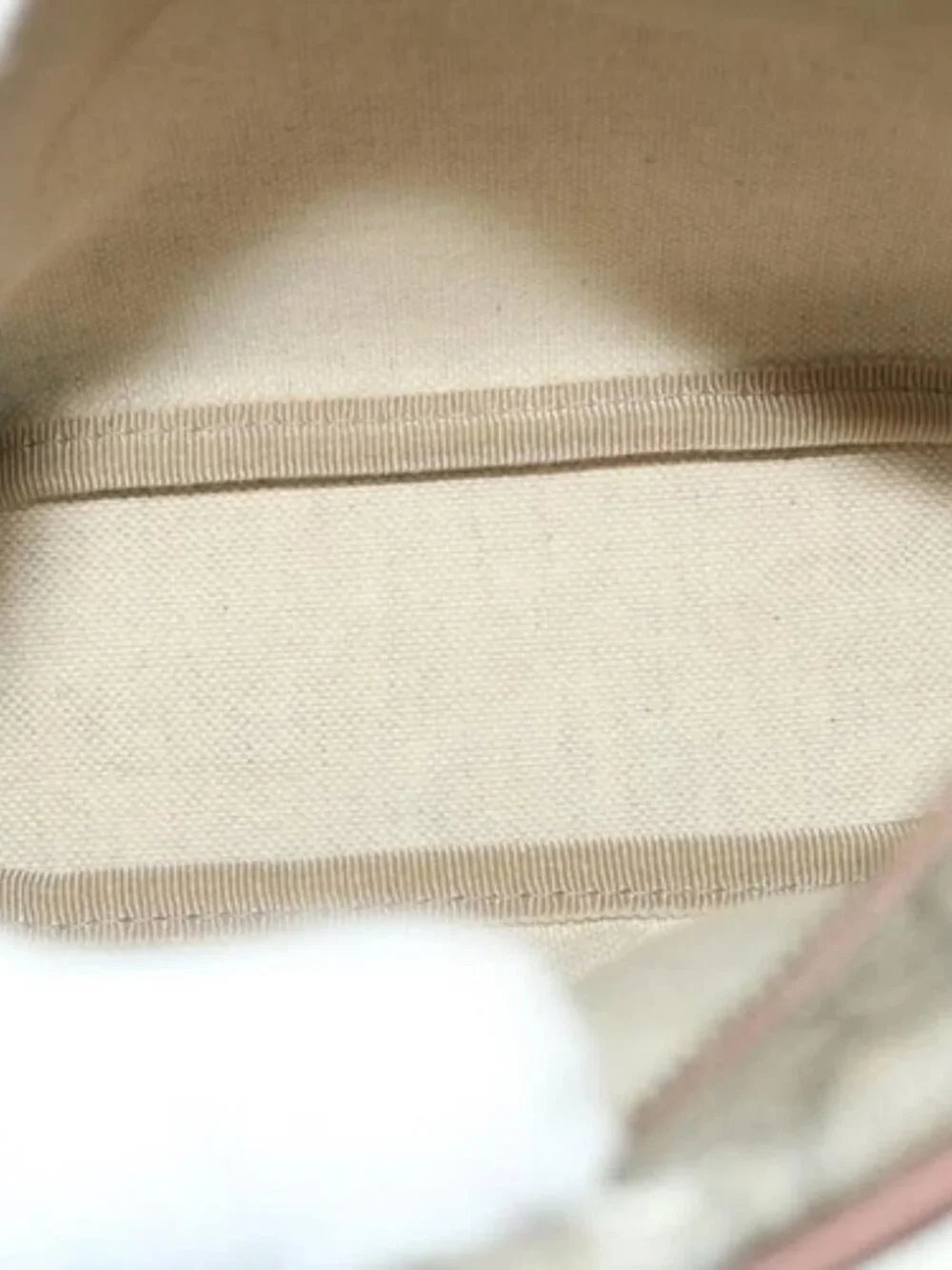GUCCI GG Canvas Shoulder Bag PVC Leather Beige - Picture 8 of 16